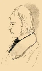 Sir Walter Scott - Kopie náčrtu ze života, 1882.
