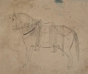 Skica koně, konec 18. století.