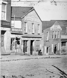 Aukční obchod otroků, Atlanta, Georgia, USA, c1860-62