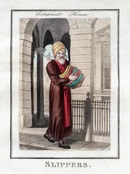 Pantofle, Somerset House, Londýn, 1805