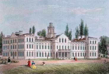 Nemocnice pro pravé neštovice, Highgate, Londýn, c1871