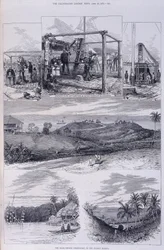 Observatoř zatmění Slunce, Nikobarské ostrovy, c1875