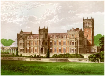 Somerleyton, Suffolk, domov Baroneta Crossleyho, c1880