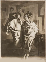Sonia Delaunay ve svém studiu , c. 1924.