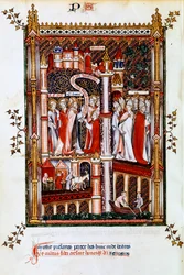 St Denis vysílá misionáře, 1317
