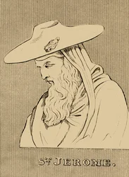 Svatý Jeroným, c347-420, 1830.