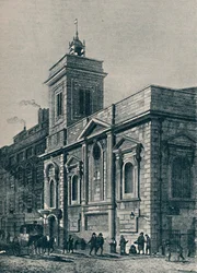 Kostel St. Mildreds a drůbež, 1907