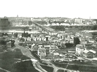 St Paul ze západu, USA, 1895.