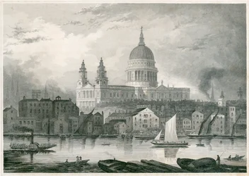 Katedrála svatého Pavla, City of London, 1850