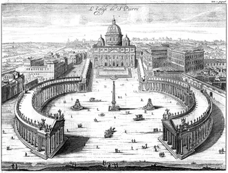 Bazilika svatého Petra, Řím, 1702