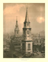 St Vedast Foster, The Steeple, polovina konce 19. století.