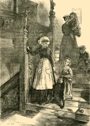 Schodiště Cromwell House, 1876, c1876.