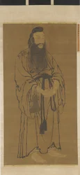 Stálá postava Lü Dongbina, dynastie Ming, 1368-1644.
