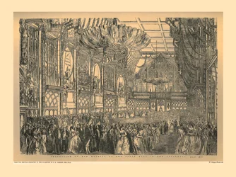 Státní ples v Guildhall, 1851, 1886