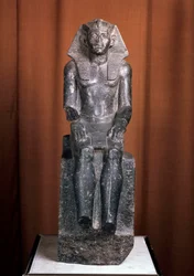 Socha faraona Amenemhata III., 19. století před naším letopočtem