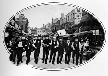 Pouliční melodie, Londýn, c1901 1901
