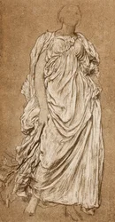 Studie pro Daphnephoria, c1874-1876 c1880-1882