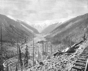 Sultan Mountain, poblíž Silverton, Colorado, USA, c1900.