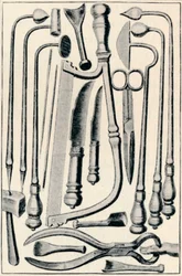 Chirurgické nástroje, 1639, 1903