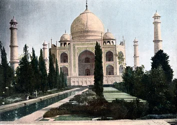 Taj Mahal, Agra, Uttar Pradesh, Indie, c1890