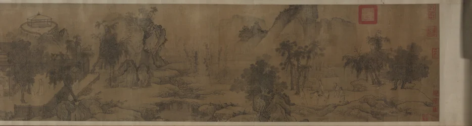 Tao Yuanmings Návrat domů, 1300s.