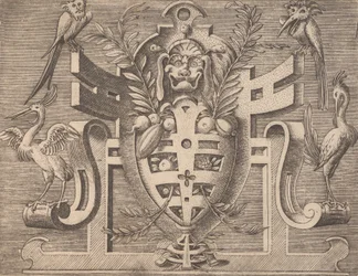 Plakety a jiné ozdoby různých a rozmarných vynálezů Kartuše a jiné ozdoby o ..., 1773.