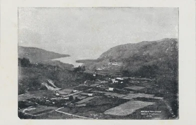 Te Wairoa před erupcí Tarawera, 1923.