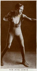 Ted Kid Lewis , britský boxer, 1938