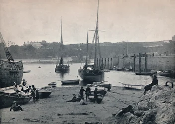 Tenby - V přístavu, 1895