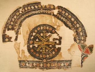 Textilní fragment, byzantský, 5.-6. století.