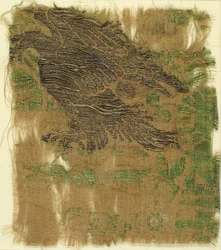 Textil s brokátem, italsko-arabština, 14. století.