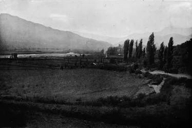 Údolí Aconcagua, jedno z prvních kultivovaných, 1911