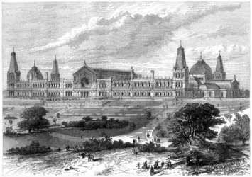 Alexandra Palace, Muswell Hill, Londýn, 1875