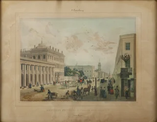 Aničkovův palác v Petrohradě, konec 40. let 19. století.