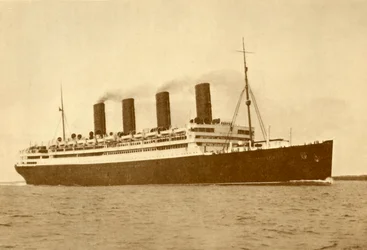 Aquitania Cunard Line, 45 647 tun, c1930.