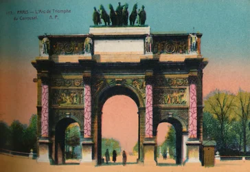 Arc de Triomphe du Carrousel, Paříž, c1920