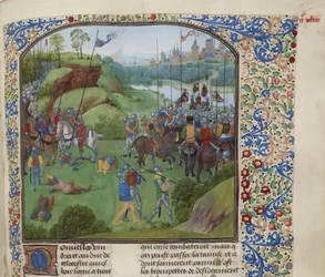 Bitva u Radcotského mostu 19. prosince 1387, asi 1470-1475.