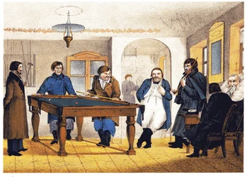 Billiard Room, počátek 19. století.
