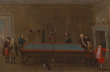 Billiard Room, ca. 1725.