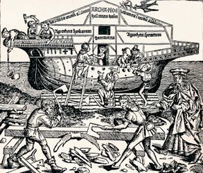 Stavba archy pod dozorem Noaha, 1493, 1903