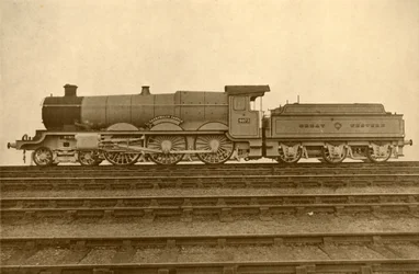 The Caerphilly Castle 4-6-0, Great Western Railway, 1930.