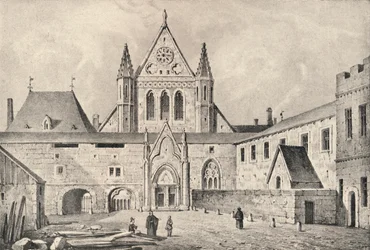 Karmelitánský klášter na Rue dEnfer, Paříž, 1915