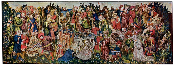 The Chatsworth Hunting Tapestries, první ze série, 1930