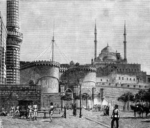 Citadela, Káhira, Egypt, 1900
