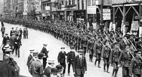 The Citizen Army of Territorials, Strand, Londýn, první světová válka, 1914