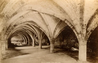 Krypta, katedrála v Durhamu, 1893.