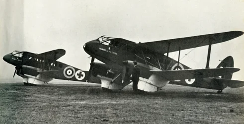 Ambulance De Havilland, 1941.