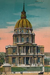 Dóm Les Invalides, Paříž, c1920