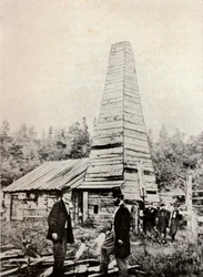 Drake Well, Pennsylvania, Amerika, 1859
