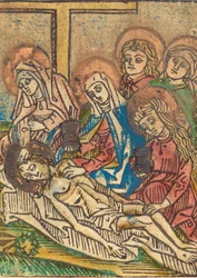 Balzamování Krista, c. 14801490.